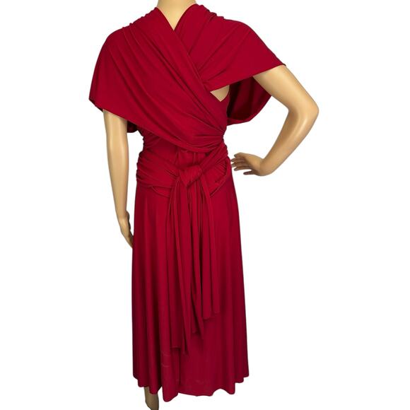 NWT Ashley Stewart 10 Way Infinity Dress Red Plus Size 1X - Picture 7 of 11